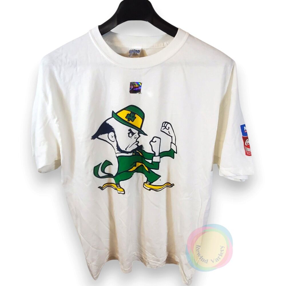 Y2K Notre Dame Fighting Irish T-Shirt XL